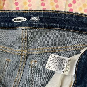 Midrise skinny jeans